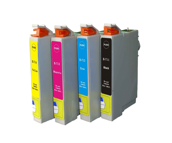 Tinta genérica para EPSON T0714 amarillo