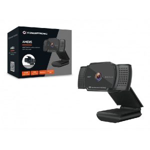 ÷ Webcam hd conceptronic amdis 2k interpolado usb 3.6mm autofocus 30 fps angulo vision 72? microfono i