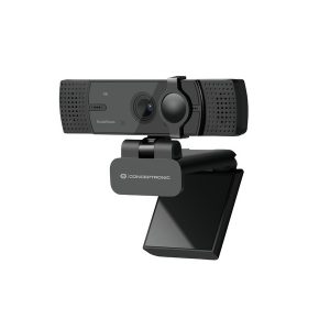 ÷ Webcam 4k conceptronic amdis 8.3mp usb 3.57mm angulo vision 80? autofocus microfono dual adaptador u