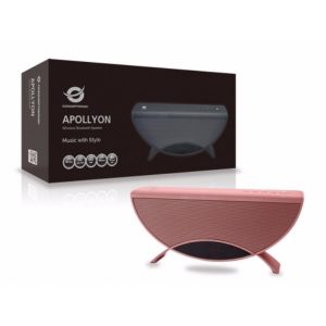 ÷ Altavoz bluetooth portable conceptronic apollyon color rojo reproduce mp3 desde usb/microsd radio fm