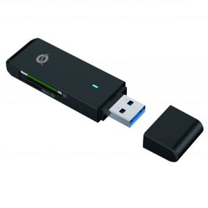 ÷ Card reader externo conceptronic bian02b usb 3.0 sd/sdhc/sdxc microsd/tflash