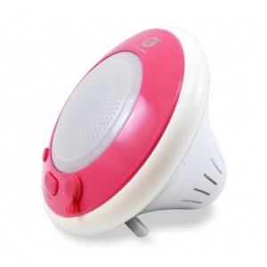 ÷ Altavoz bluetooth piscina conceptronic wireless waterproof floating speaker color rosa