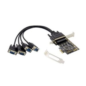 ÷ Controladora pcie conceptronic 4 puertos serie compatible low profile