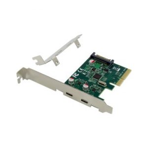 ÷ Controladora pcie conceptronic emrick13g pcie x4 2xusb-c 10gb/s