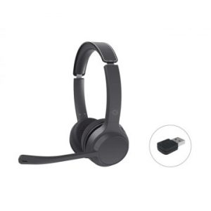 ÷ Headset bluetooth conceptronic polona04ba carga usb-c cancelacion de ruido manos libres 40hrs