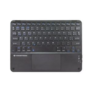 ÷ Teclado mini bluetooth 10 conceptronic con touchpad tobin01bes"