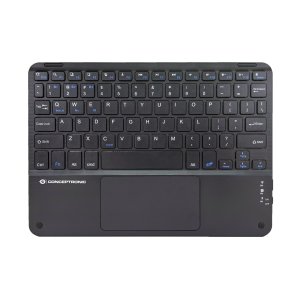 ÷ Teclado mini bluetooth 10 conceptronic ingles con touchpad tobin01bus"