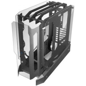 ÷ Caja atx semitorre gaming mars gaming mcedge dise?o open air cristal templado gpu 390mm 1x3.5 3x2.5