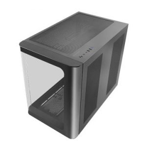 ÷ Caja atx semitorre gaming mars gaming mcfusion cristal curvado gpu 445mm 2x3.5 3x2.5 negro