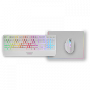 ÷ Teclado mouse y alfombrilla mars gaming mcp124wes rgb h-mech, mouse huano rgb 3200dpi, alfombri