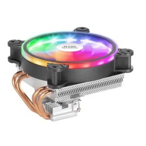 ÷ Ventilador con disipador para cpu mars gaming mcpu220 black iluminacion dual argb perfil bajo disipa