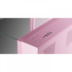 ÷ Caja microatx gaming mars gaming mcvisionmp triple cristal templado gpu 330mm 1x3.5 1x2.5 rosa