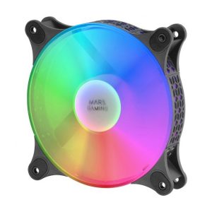 ÷ Kit 2xventilador interno frgb mars gaming mf-duo black 12x12cm ultrasilenciosos 15db iluminacion frg