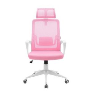 ÷ Silla ergonomica mars gaming mgcergolitewpk rosa con detalles en blanco respaldo en malla transpirab
