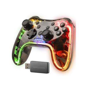 ÷ Gamepad inalambrico mars gaming mgp-24 adaptador usb 2.4gpro conexion usb-c multiplataforma 20 boton