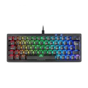 ÷ Teclado mars gaming compacto mkminiproyes hot-swap mecanico switch amarillo rgb chroma negro