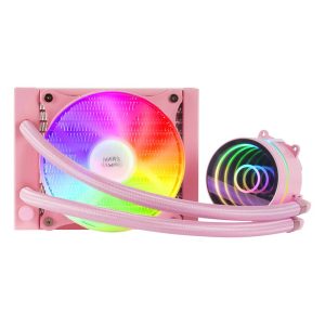 ÷ Sistema de refrigerancion liquida mars gaming ml-one120 pink 12x12 iluminacion frgb tpd 200w para pr