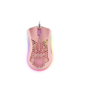 ÷ Mouse mars gaming rgb mmex dise?o hive pink 32kdpi pixart 3389pro switch superficie perforada ilumin