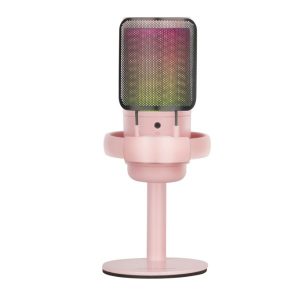 ÷ Micr?fono de estudio profesional mars gaming mmicsep rosa adc 196khz 24 bits usb-a/usb-c iluminacion