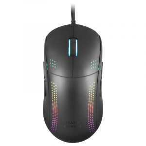 ÷ Mouse mars gaming rgbmmpro black ambidiestro 32k dpi optica pixart 3335pro 9 botones 4 de ellos extr