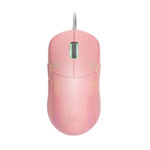÷ Mouse mars gaming rgb mmpro pink ambidiestro 32k dpi optica pixart 3335pro 9 botones 4 de ellos extr