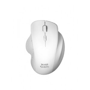 ÷ Mouse mars gaming wireless ergo mmwergo white 3200dpi switches mecanicos kailh dise?o ergonomico die