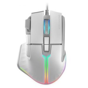 ÷ Mouse mars gaming mm-xt white 9b 12800dpi rgb cable feather paracord