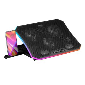 ÷ Base de refrigeracion para portatiles mars gaming mnbc6 con soporte adicional de movil/tablet para p