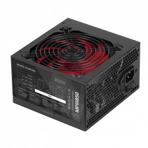 ÷ Fuente de alimentacion mars gaming mpiii 850w, eficiencia 85% pfc activo vent 12x12 14db hasw