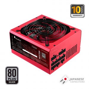 ÷ Fuente de alimentacion mars gaming vulcano 750w modular certificado 80 plus silver, pfc activ