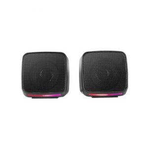 ÷ Altavoces 2.0 mars gaming mspro negro 10w usb + jack control de volumen rgb