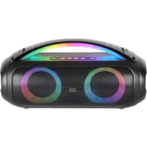 ÷ Altavoz bluetooth portable mars gaming mspulsew negro 50w ultrabass rgb bat. 8h bt usb aux fm