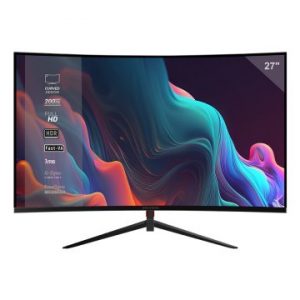 ÷ Monitor 27 curvo dp hdmi mars gaming mv27 ips fhd 200hz 1ms 250cd/m? 1500r vesa 100x100 negro"