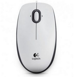 ÷ Mouse logitech b100 blanco usb p/n: 910-003360