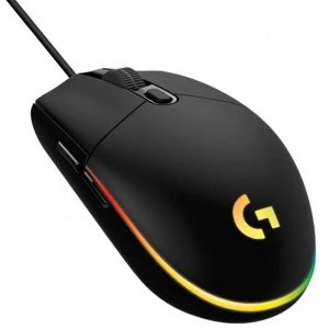 ÷ Mouse logitech g203 lightsync rgb 8000dpi 6 botones color negro