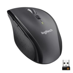 ÷ Mouse logitech wireless m705 marathon unifying 1000 dpi 5 botones ccolor negro