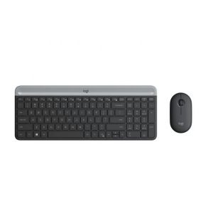 ÷ Teclado y mouse logitech wireless mk470 slim negro p/n: 920-009198