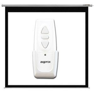 ÷ Pantalla panoramica mural electrica approx (92) 203x114cm proyector techo/pared - con mando a dista"
