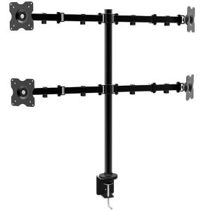 ÷ Soporte de mesa approx appsmf02 para 4 pantallas de 10 - 27" brazos con 1 codo y soportes orientabl"