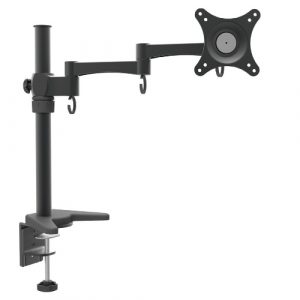÷ Soporte de mesa approx appsms01 para 1 pantalla de 10 - 27" brazo con 2 codos y soporte orientable "