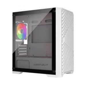 ÷ Caja microatx keep out xc-220w glass 1x3.5? 2x2.5? 1xusb2.0 2xusb3.0 gpu max 330mm latcristal templ