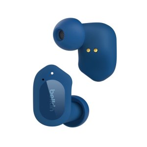 ÷ Auricular intrauditivo bluetooth belkin auc005btbl true wireless soundform play azul blue