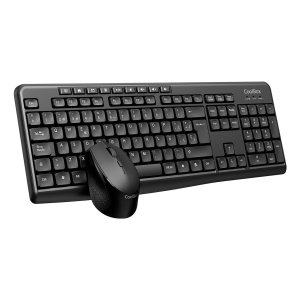 ÷ Teclado y mouse coolbox wireless 2.4ghz 1600dpi resistente a salpicaduras