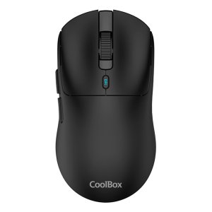 ÷ Mouse coolbox wireless w03-b 2.4ghz 10000dpi 7 botones bateria 300mah negro