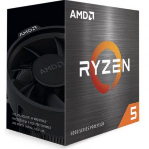 ÷ Cpu amd am4 ryzen 5 5500 3.6ghz - 4.2ghz 6 core 3mb 16mb cache 64bit 65wat box (sin igpu)