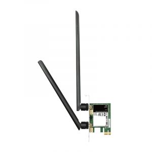 ÷ Pci express wifi dualband dlink dwa-582 ac1200 300mb en 2,4ghz y 867mb en 5ghz 2 antenas desmontable