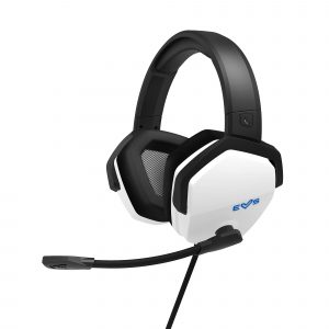÷ Headset gaming energy sistem esg 4 white sorround 7.1 blue depp bass microfono boom mic