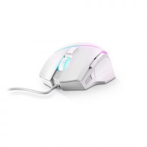 ÷ Mouse energy sistem gaming rgb esg m2 sniper-ninja color blanco 8 botones configurables huano aceler
