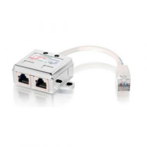÷ Adaptador rj45 cat5e 1 macho a 2 hembras