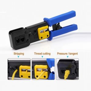 ÷ Crimpadora multi modular rj45 / rj11 equip 129410